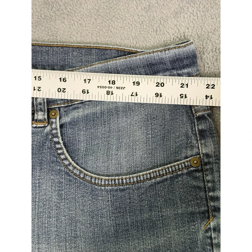 Lauren Ralph Lauren Jeans Womens 20W Plus‎ Blue Straight Classic High Rise Denim